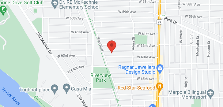 map of 1699 W 63RD AVENUE